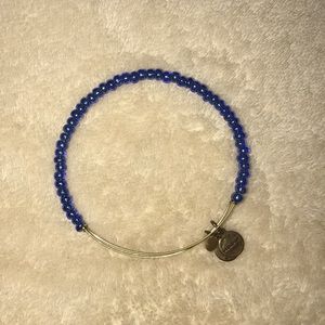 Blue Beaded Alex and Ani Fashion Bracelet